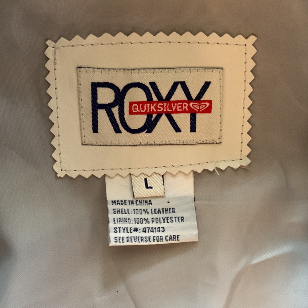 Women’s Roxy Quicksilver Leather Jacket - Picture 13 of 13